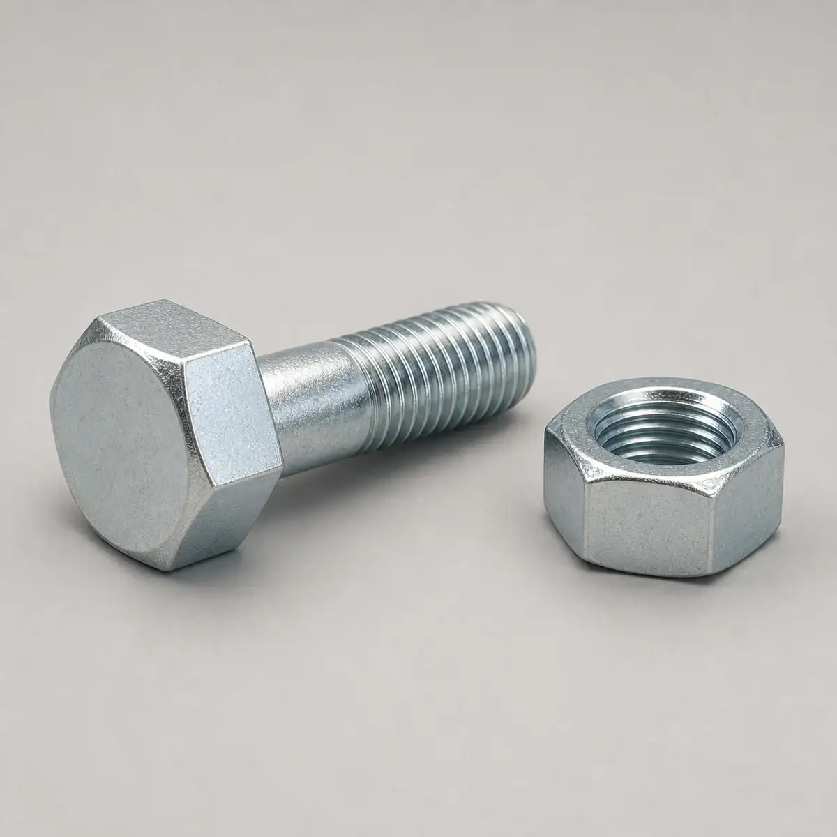 High-tensile bolt and nut catalogue recognition visual