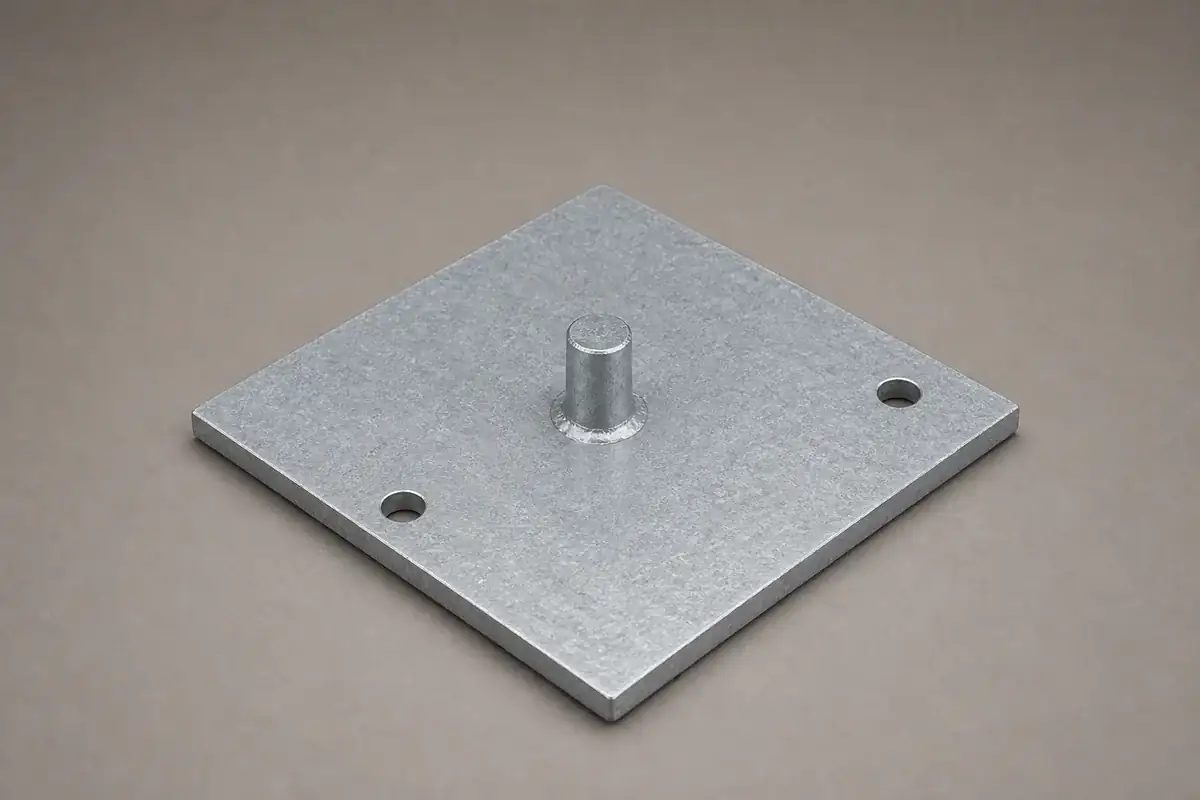 Plain base plate catalogue recognition visual