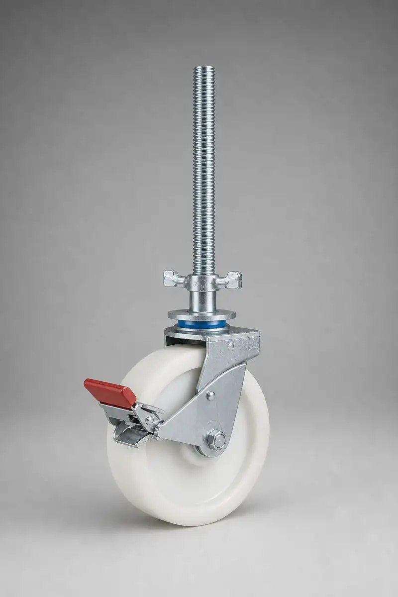 Scaffold wheel catalogue recognition visual