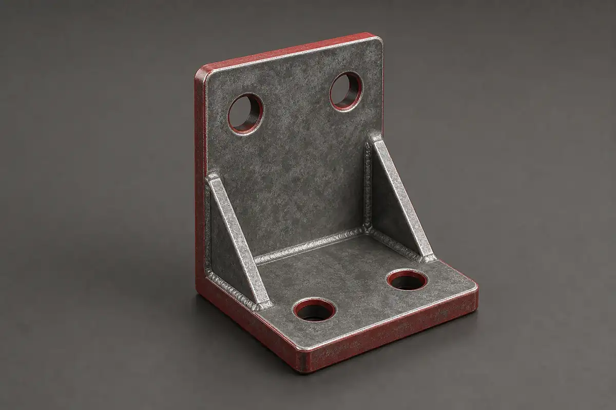 Fixed corner bracket catalogue recognition visual