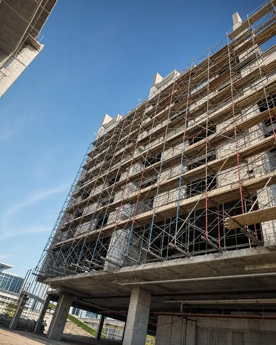 Vidaform field project — scaffolding and formwork