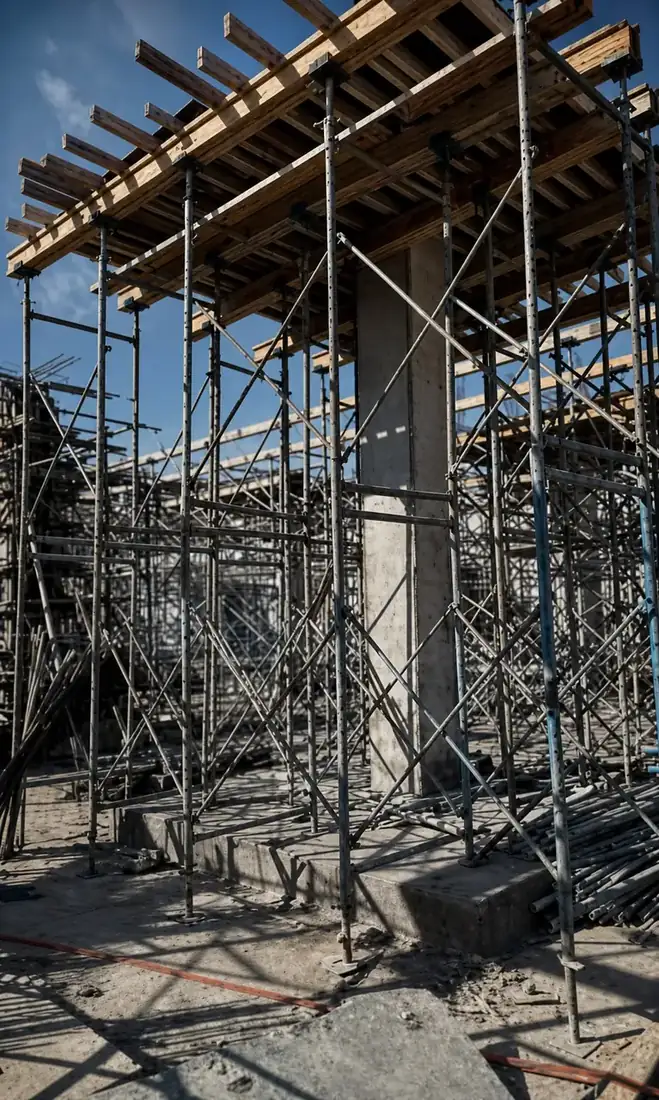 Vidaform field project — scaffolding and formwork