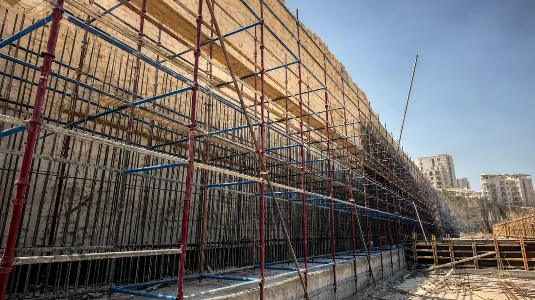 Vidaform field project — scaffolding and formwork