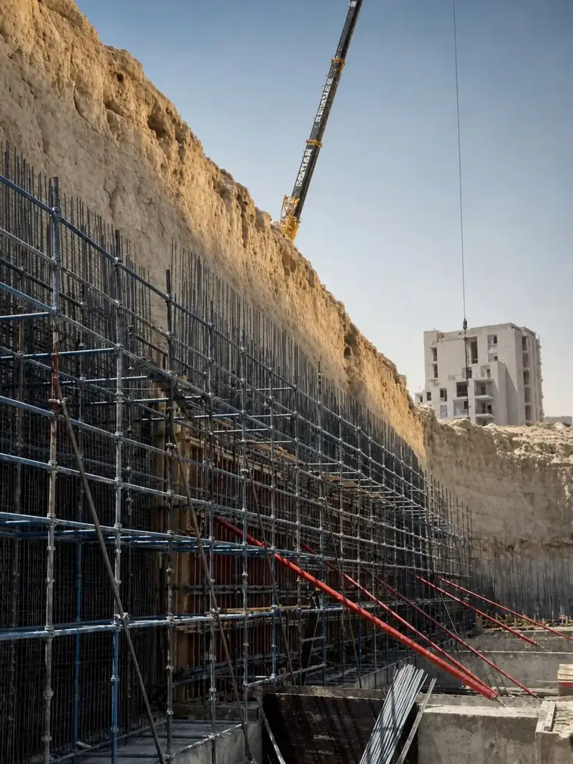 Vidaform field project — scaffolding and formwork